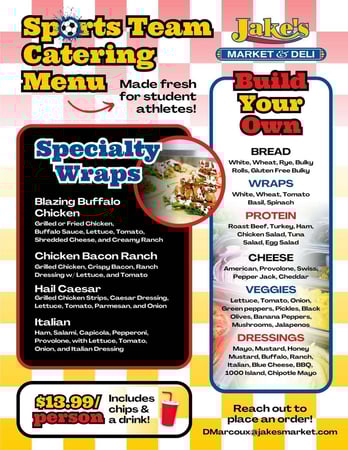 visually engaging menu example